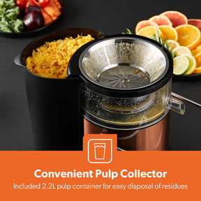 800W High-Speed Centrifugal Juicer With Wide Chute & Dual Speed