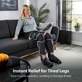 3-In-1 Leg, Foot & Calf Air Compression Massager