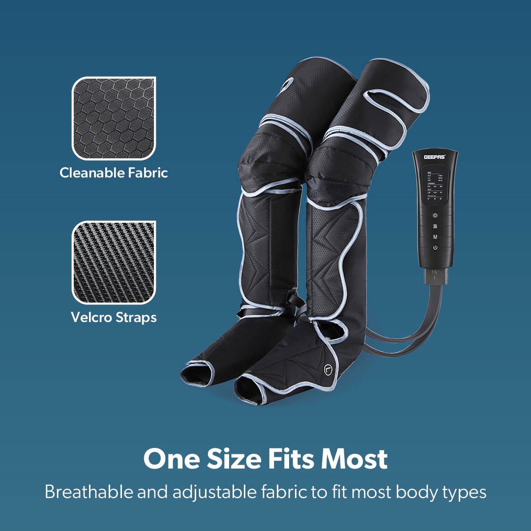 3-In-1 Leg, Foot & Calf Air Compression Massager