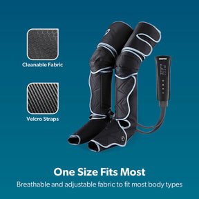 3-In-1 Leg, Foot & Calf Air Compression Massager