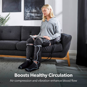 3-In-1 Leg, Foot & Calf Air Compression Massager