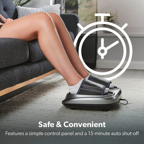 4-In-1 Luxury Air Compression & Kneading Heated Foot Massager