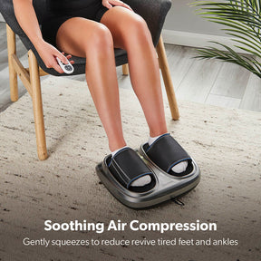 4-In-1 Luxury Air Compression & Kneading Heated Foot Massager