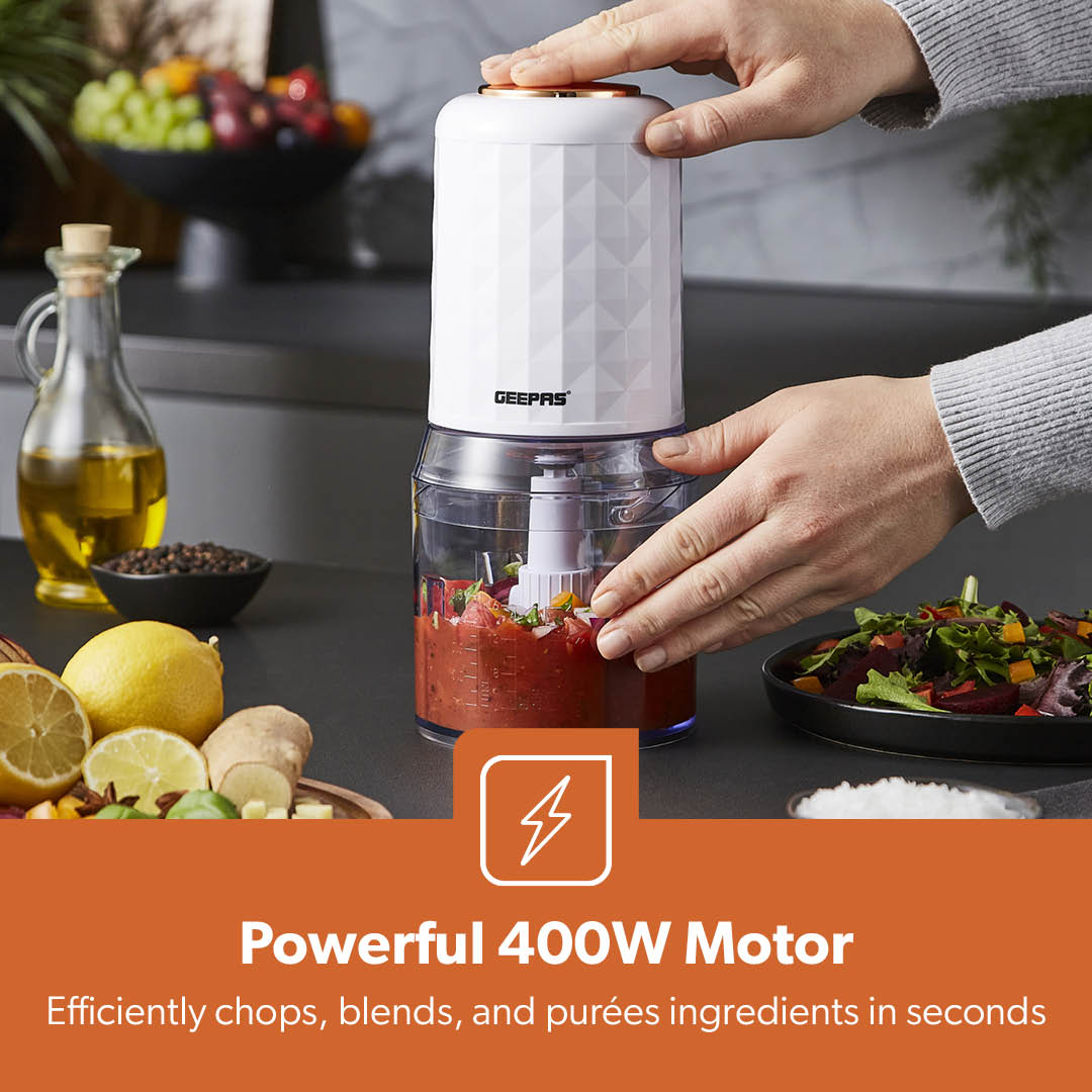 Rose Gold 500ml Mini Multi-Functional Food Processor