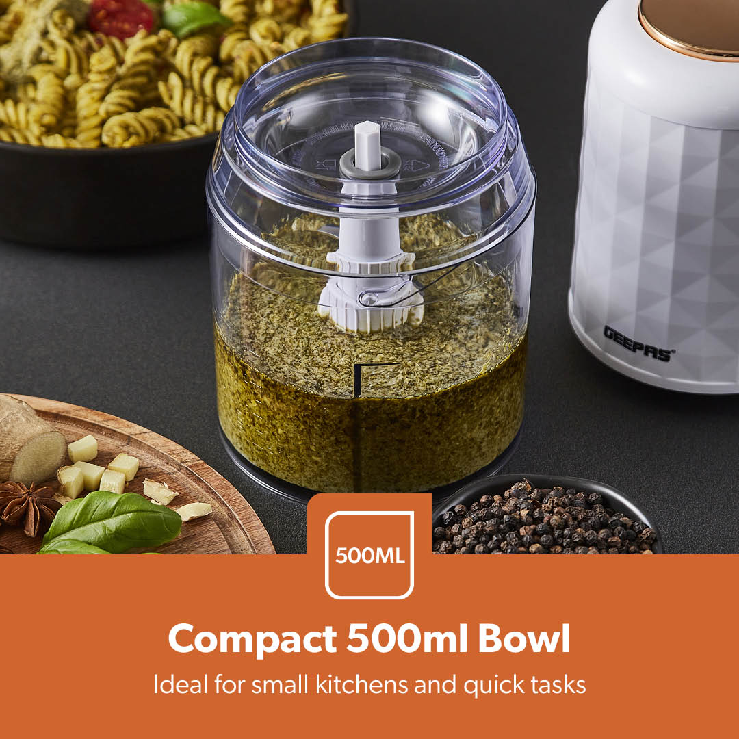 Rose Gold 500ml Mini Multi-Functional Food Processor