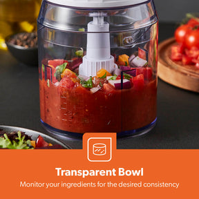 Rose Gold 500ml Mini Multi-Functional Food Processor