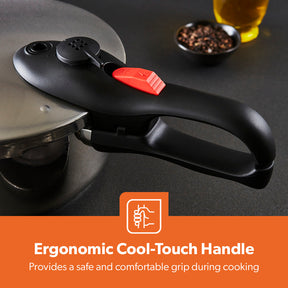 4L Stainless Steel Pressure Cooker With Quick Pressure Release