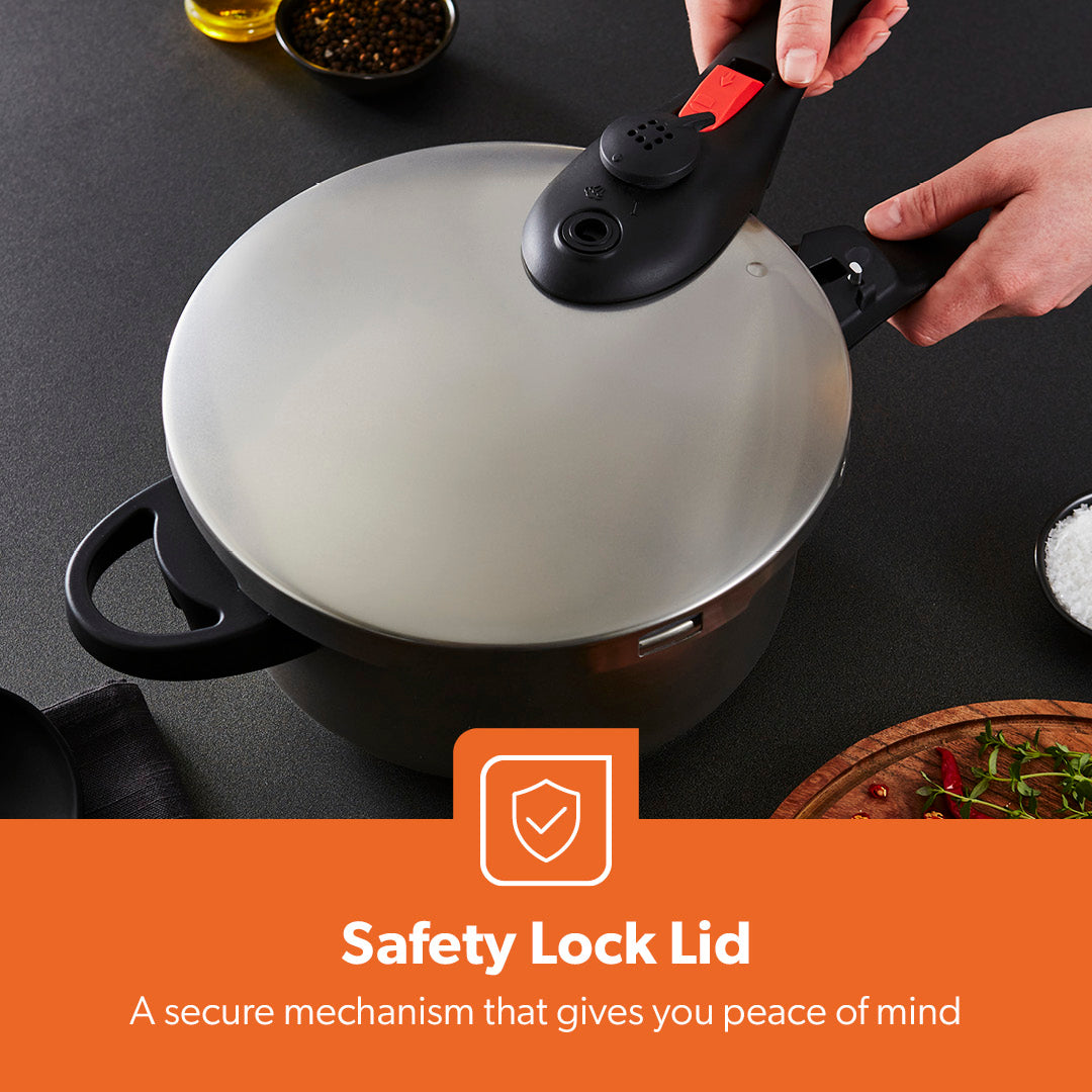 4L Stainless Steel Pressure Cooker With Quick Pressure Release