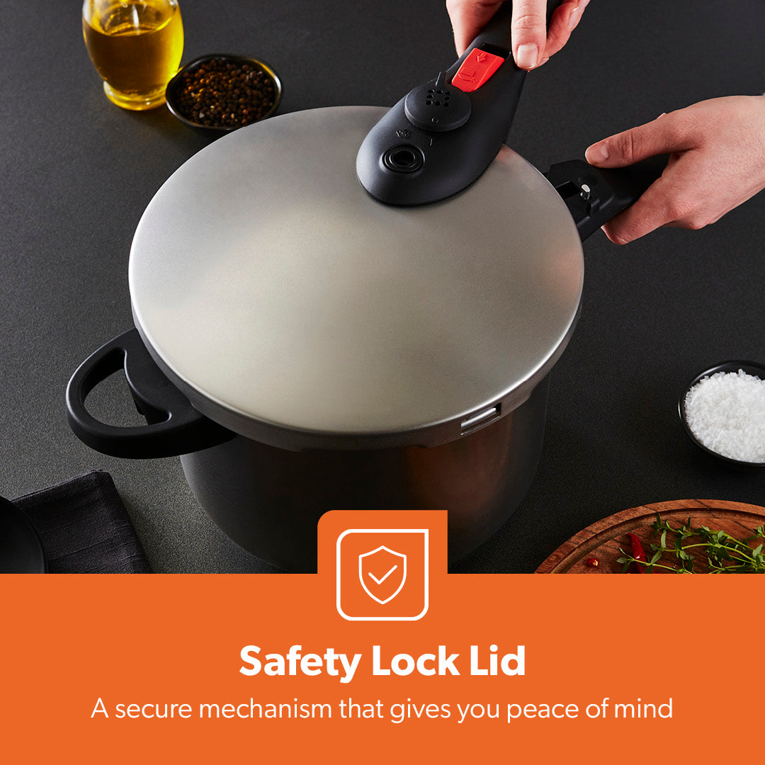 6L Stainless Steel Pressure Cooker With Quick Pressure Release
