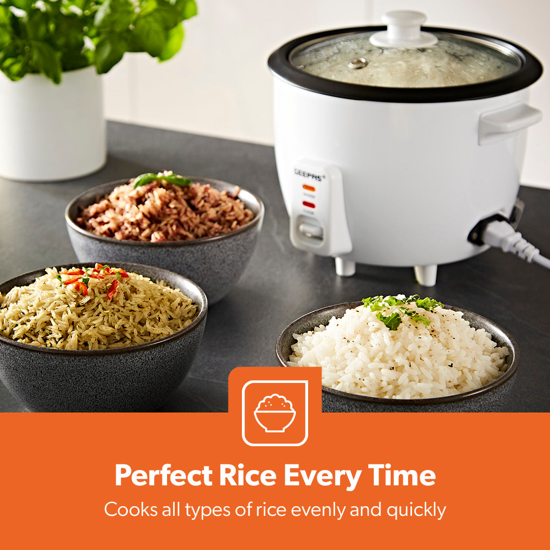 450W Rice Cooker With Steam Tray Keep Warm Function 1L