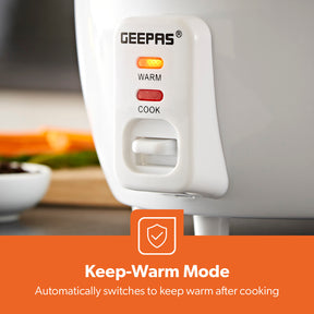 450W Rice Cooker With Steam Tray Keep Warm Function 1L