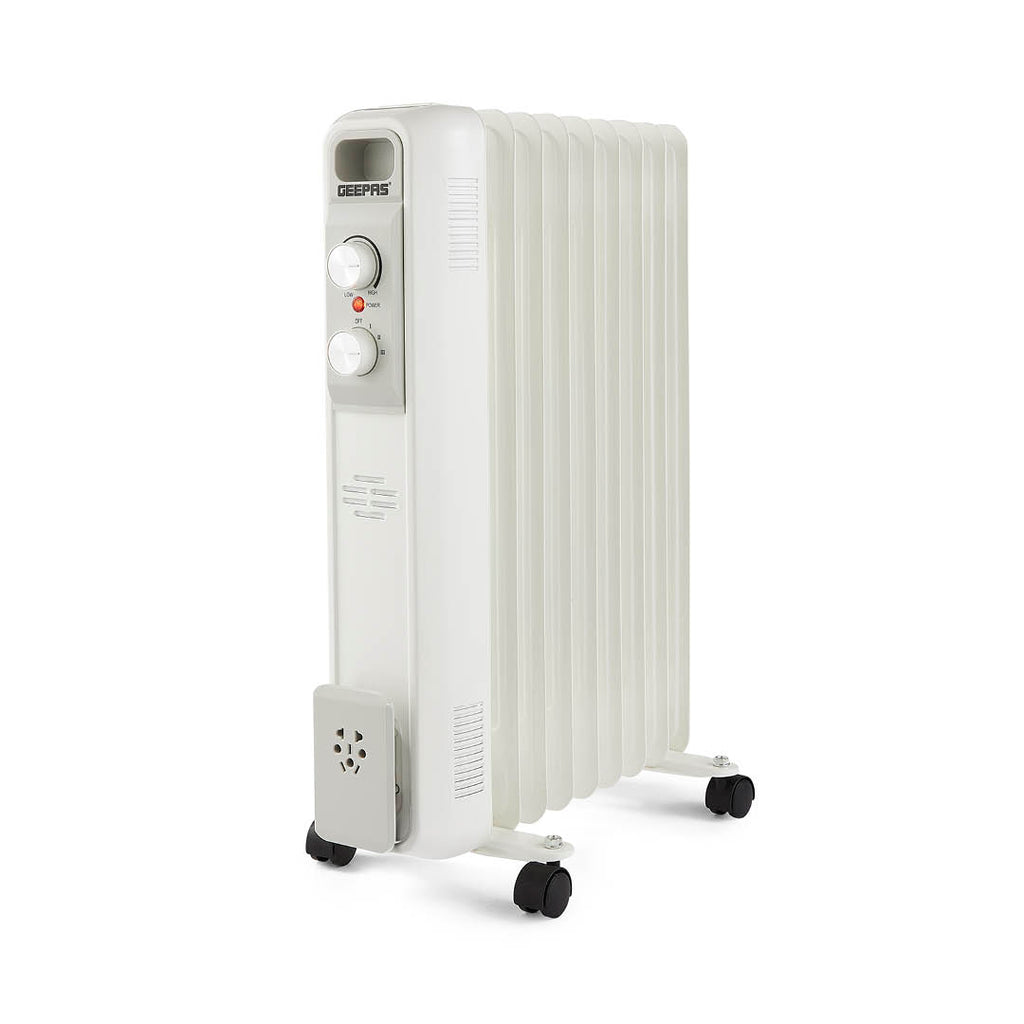 9 Fin Portable Electric Oil Filled Radiator Heater