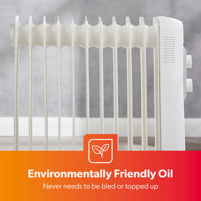 11-Fin Portable Oil Filled Electric Radiator Heater