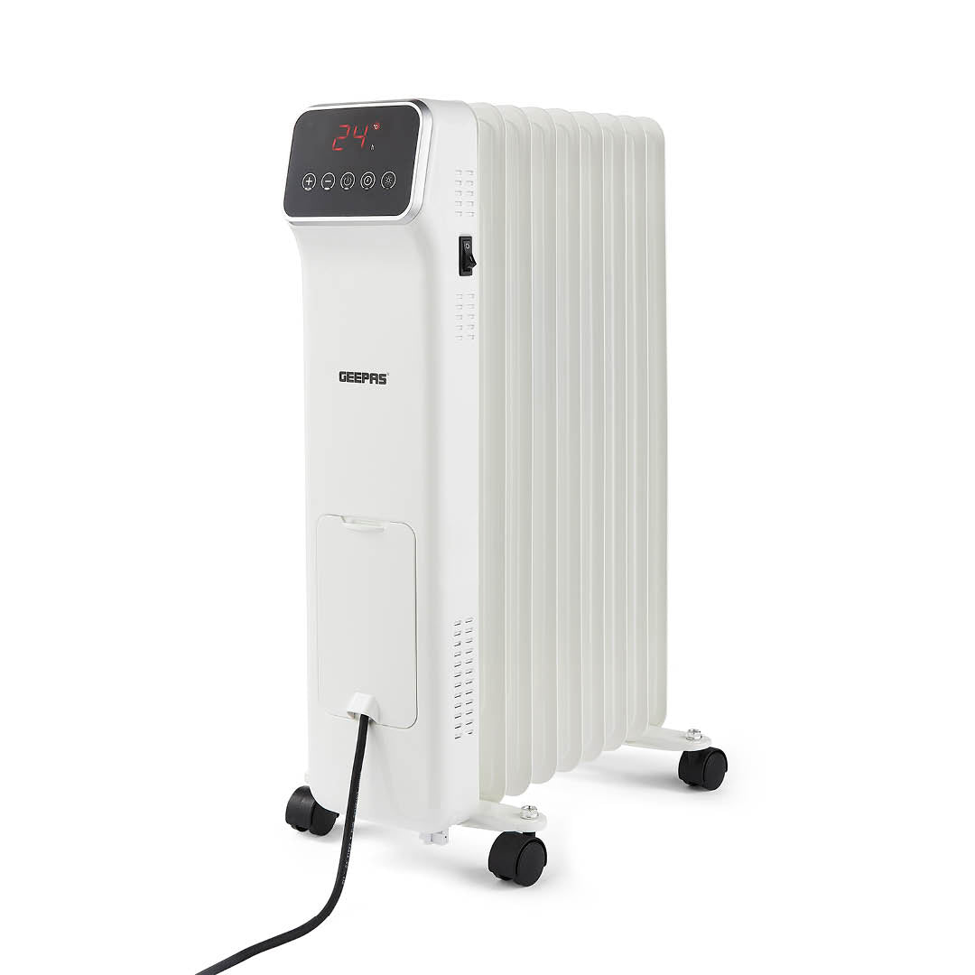 9-Fin Remote Controlled Electric Oil-Filled Radiator Heater