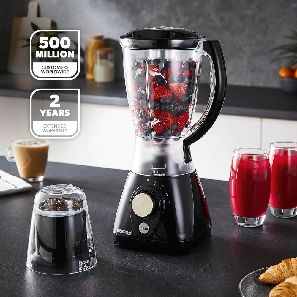 1-5l-black-2-in-1-stand-jug-four-speed-blender-grinder-geepas-uk