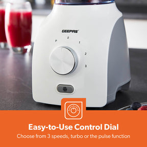 600W White Dual-Purpose Food Jug Blender With 1.8L Jar