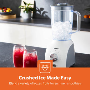 600W White Dual-Purpose Food Jug Blender With 1.8L Jar