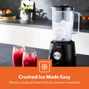 2-In-1 Black Portable Blender Smoothie Maker & Spice Grinder