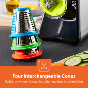 4-In-1 Multifunctional Salad Maker, Electric Grater and Food Processor