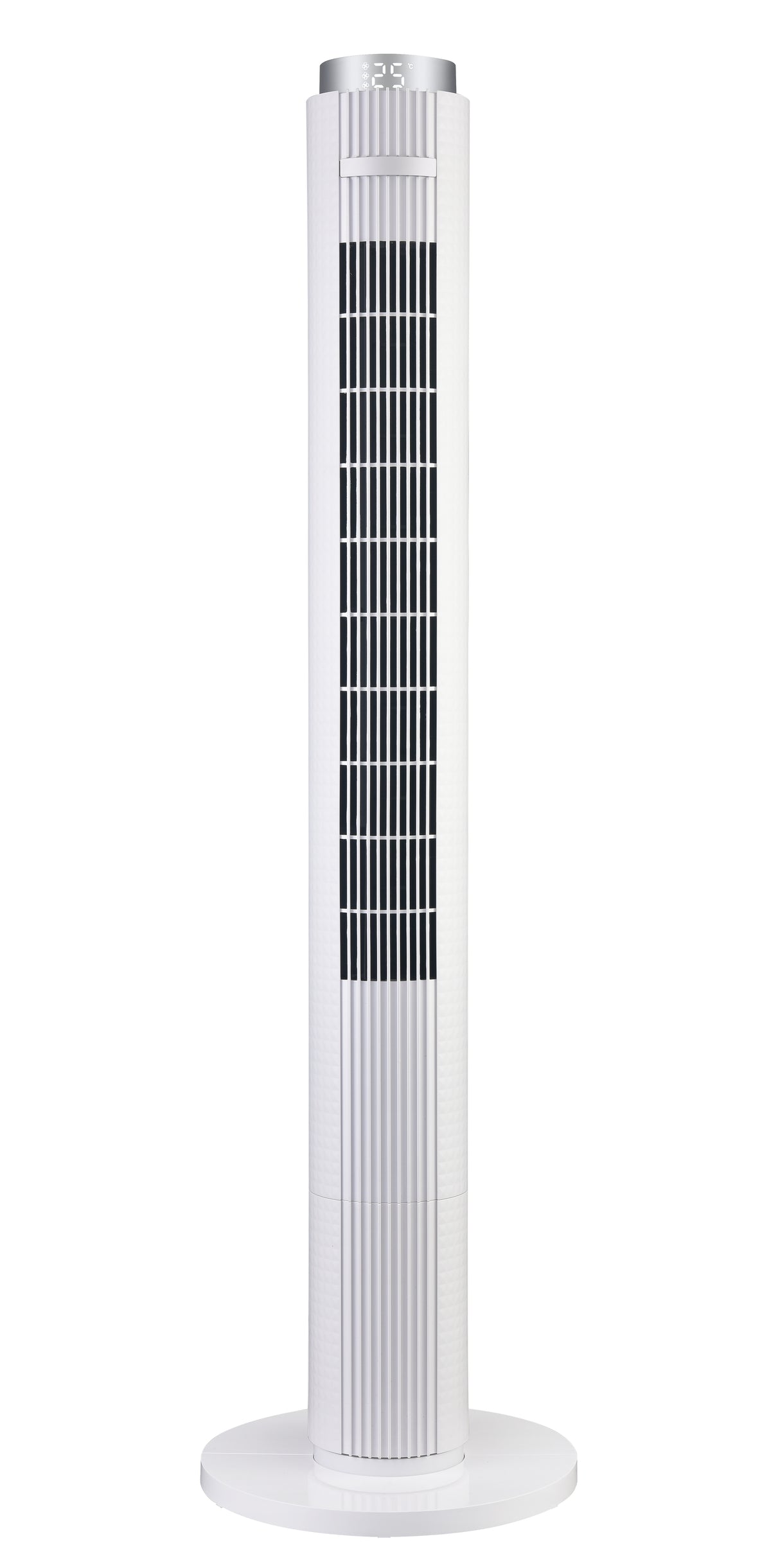 White 46-Inch Remote Controlled Tower Fan