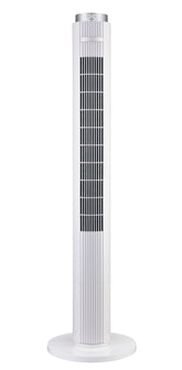 White 46-Inch Remote Controlled Ultra Powerful Tower Fan