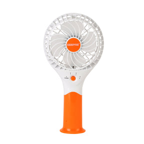 4800mAh Orange Three-Speed Rechargeable Handheld Fan