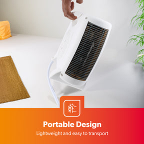 2000W Portable Upright Powerful Electric Fan Heater