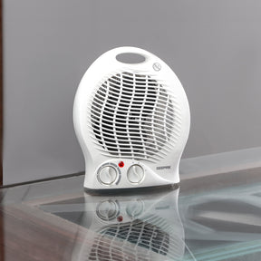 2000W Adjustable 2-In-1 Fan Heater With 2 Heat Settings