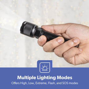 200M High Powered Weatherproof LED Flashlight