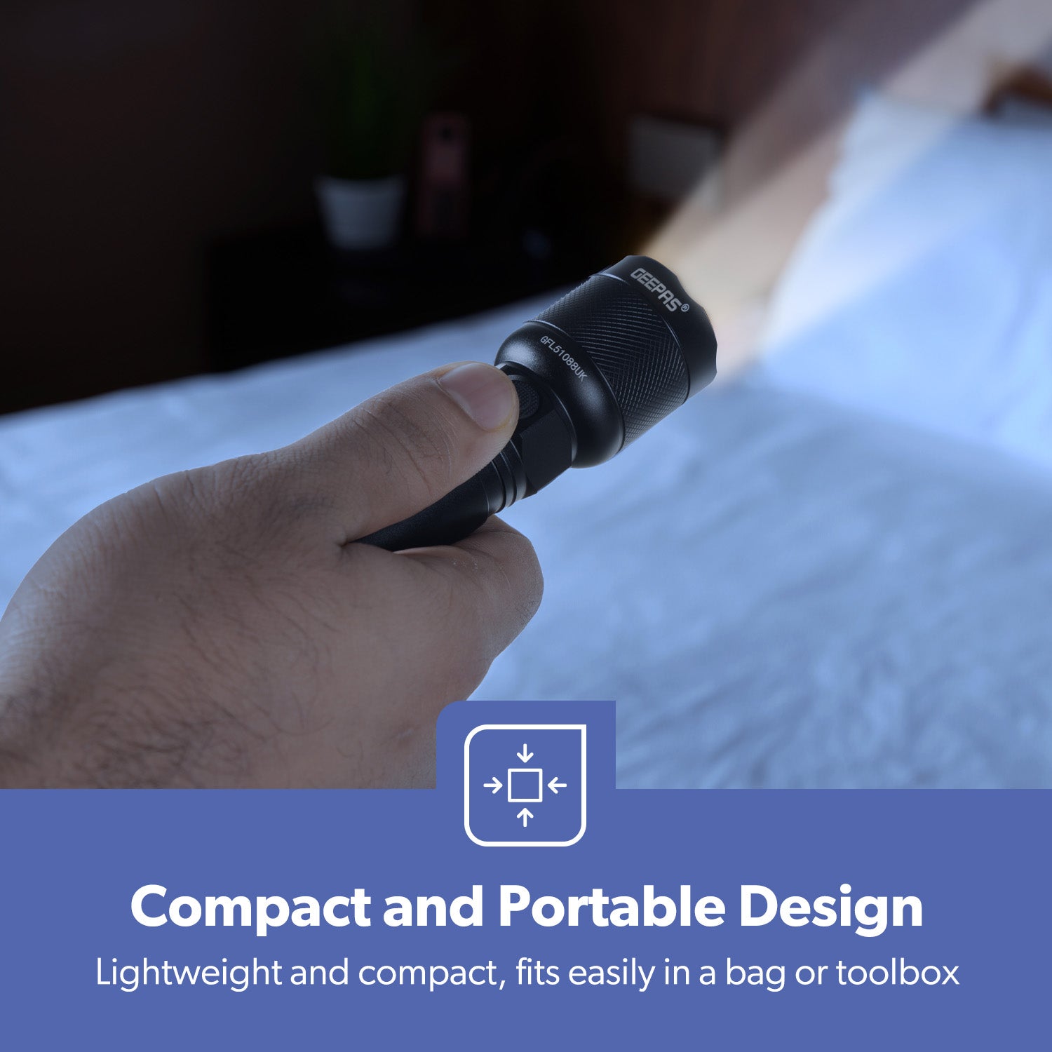 200M High Powered Weatherproof LED Flashlight