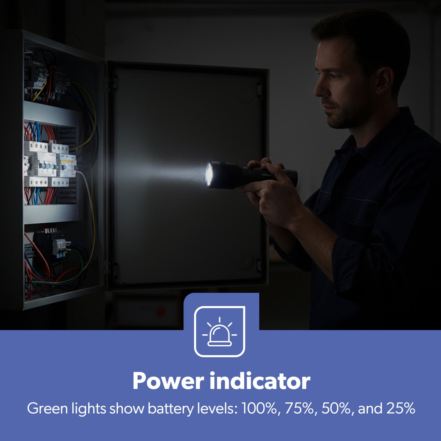 1500 Lumen Super-Bright Zoomable LED Flashlight With 4 Modes