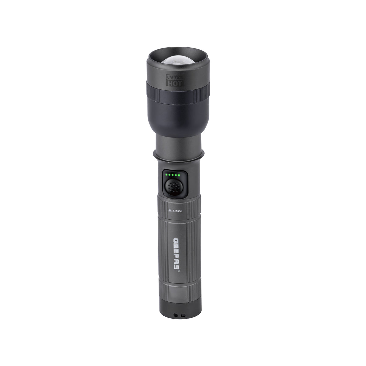 Zoomable LED Flashlight 1500 Lumen Super Bright Powerful 3000mAh Battery