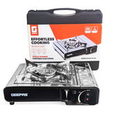 2-In-1 Single Camping Gas Stove With Carry Case