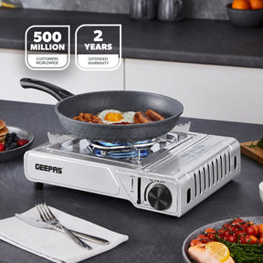 2-In-1 Single Camping Gas Stove With Carry Case