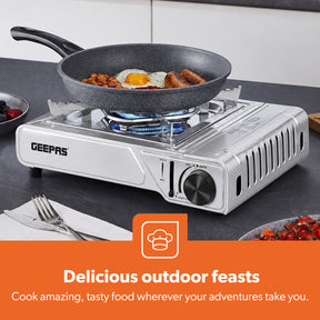 2-In-1 Single Camping Gas Stove With Carry Case