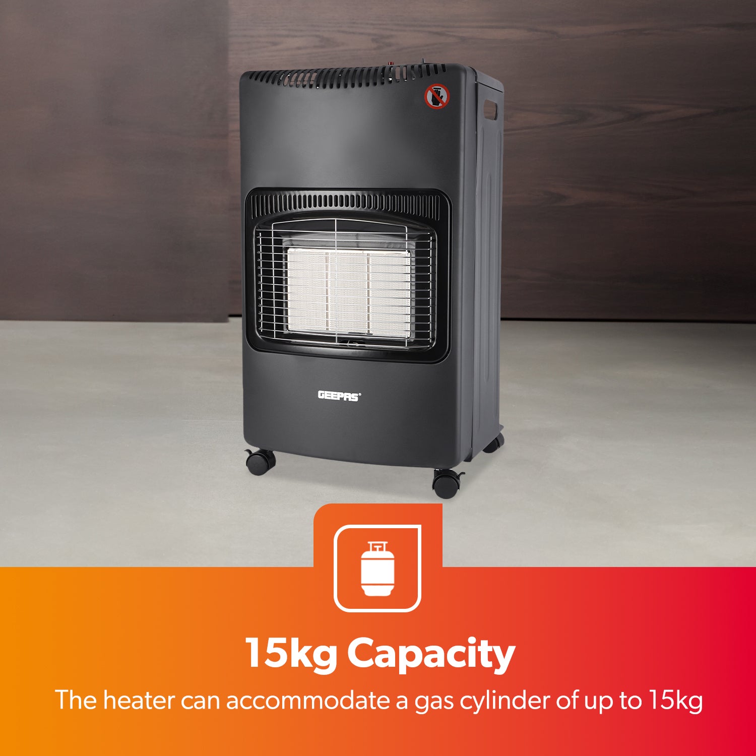 Portable Foldable Gas Heater: 4.2KW Butane Gas Space Heater