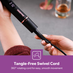 Expert Salon Curling Wand For Short & Long Hair Ceramic Coated