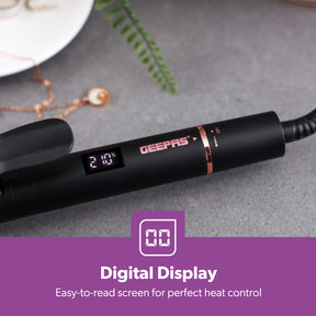 Expert Salon Curling Wand For Short & Long Hair Ceramic Coated