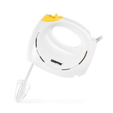 7-Speed White Turbo Hand Mixer With Whisk Attachment