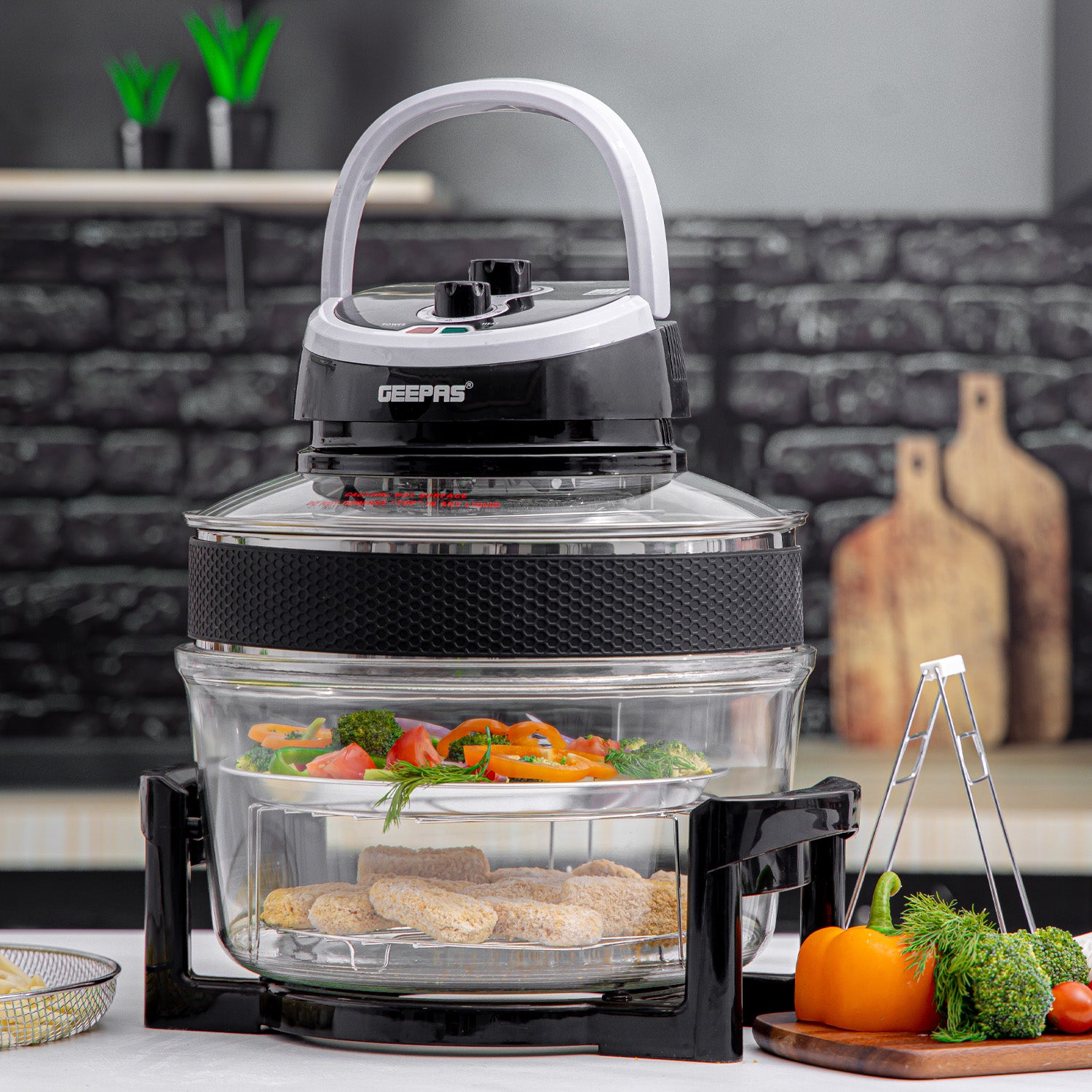 17L Three-Tier Rapid Halogen Oven Air Fryer