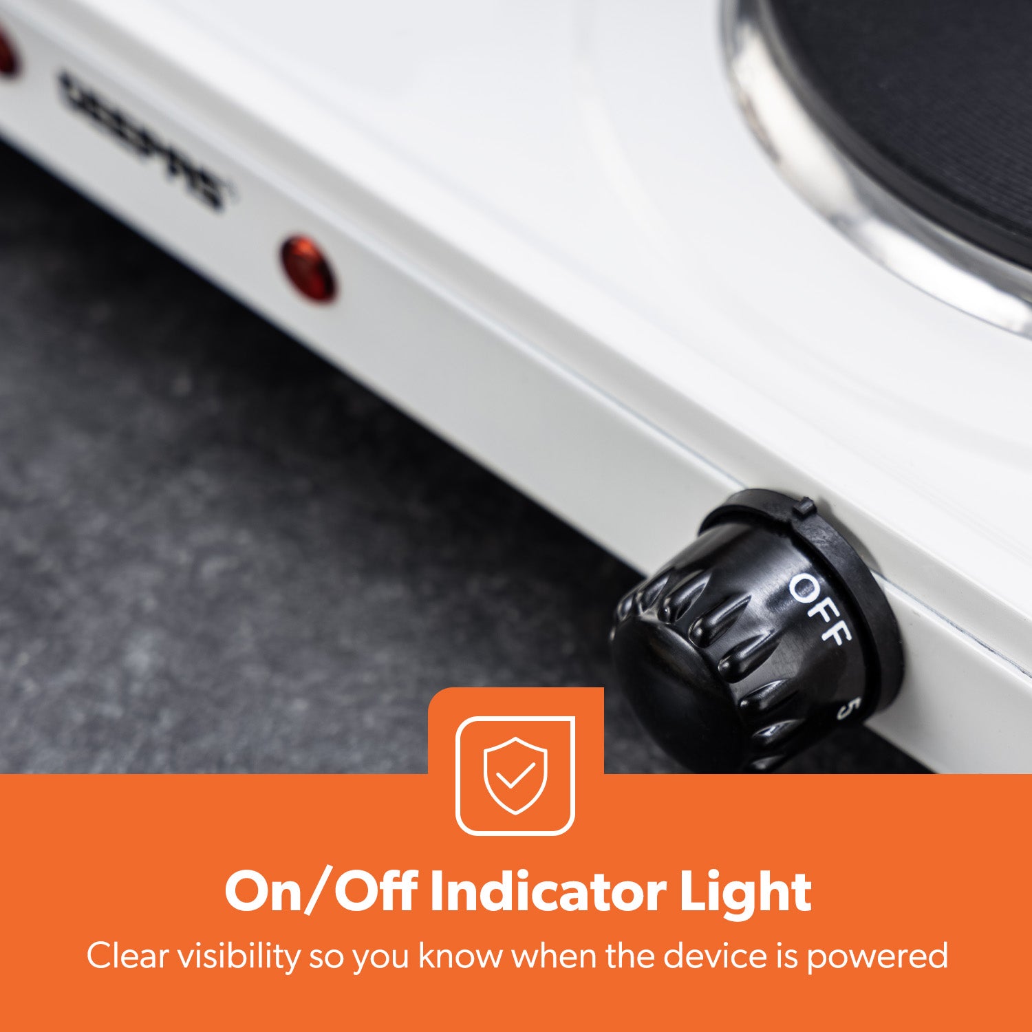 2000W Universal Electric Countertop Double Hot Plate