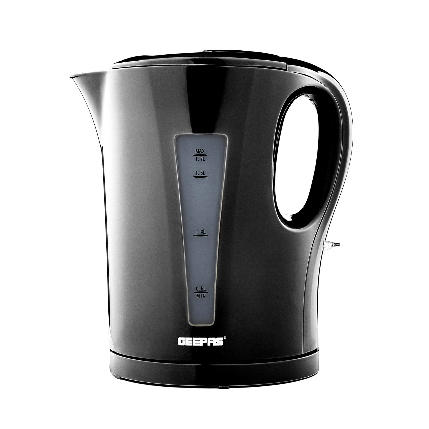 1.7L Fast-Boil Cordless Black Electric Kettle
