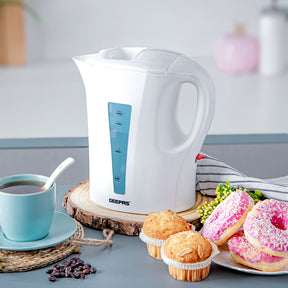 1.7L Rapid-Boil Cordless White Electric Kettle