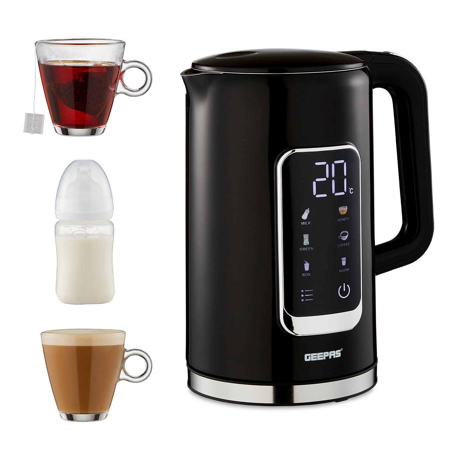 1.7L Digital Touchscreen Electric Kettle With Temperature Control