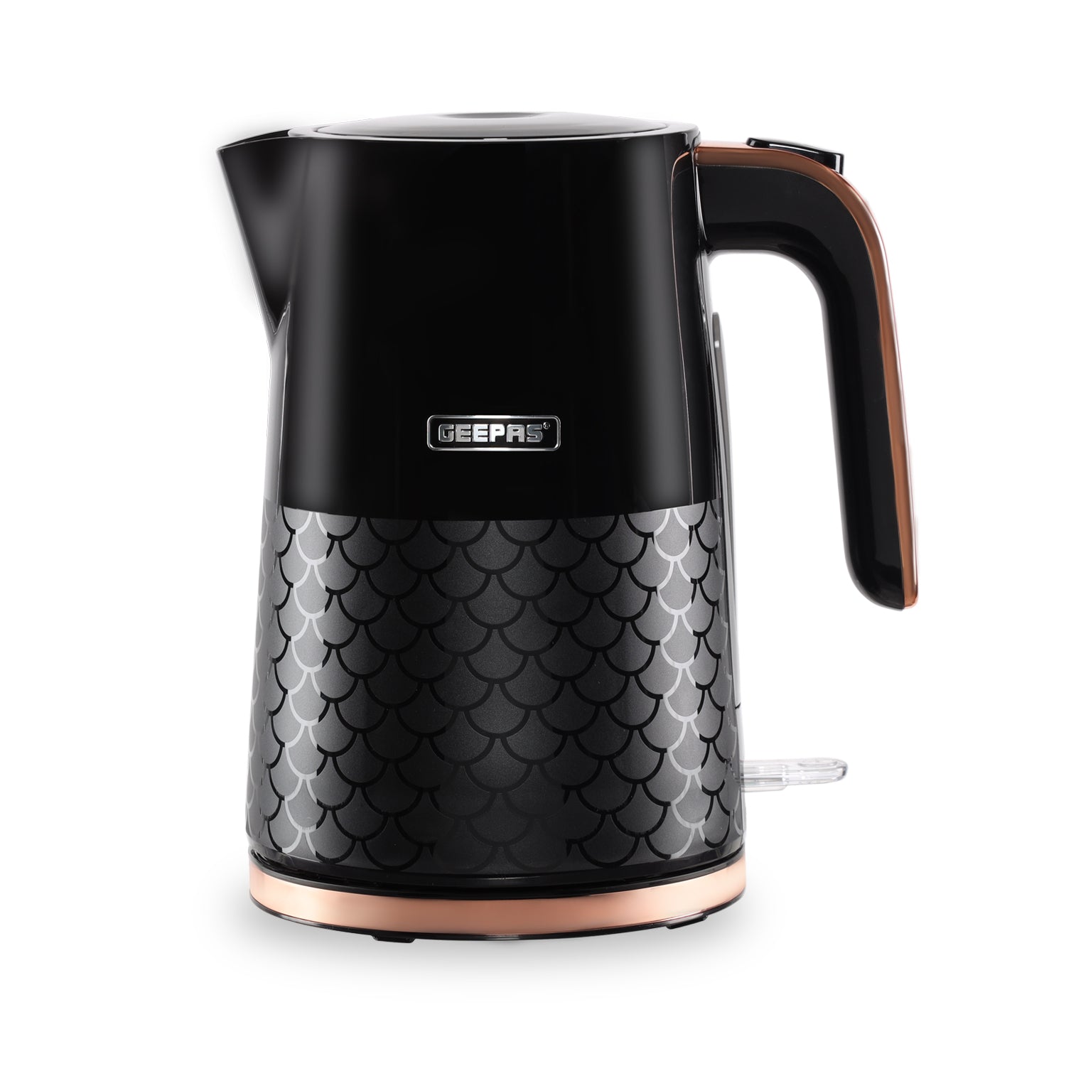 1.7L Aurora Black and Rose Gold Rapid Boil Kettle