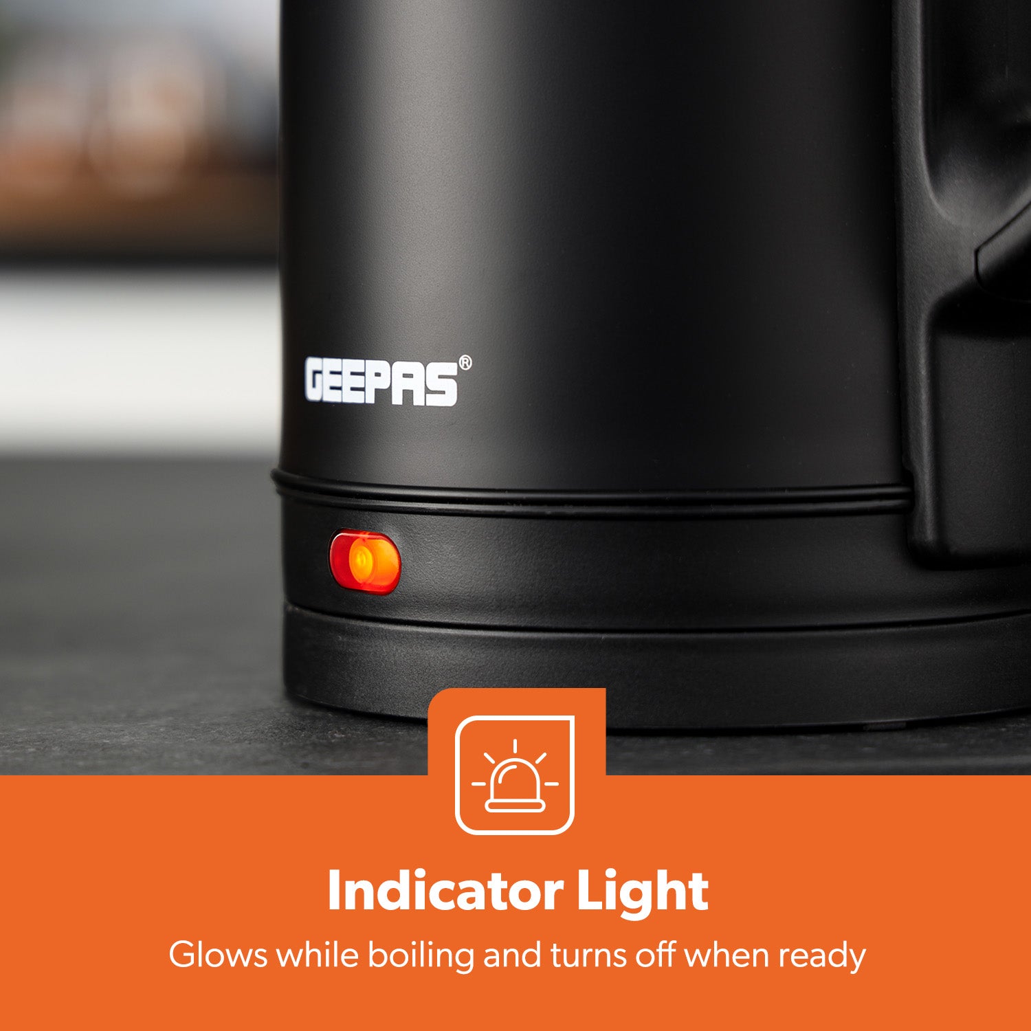 1.8L Matte Black Stainless Steel Electric Kettle 1800W