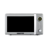 20L Grey Digital Microwave Oven With 12 Cooking Modes 700W