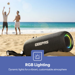 360° Bluetooth Capsule Speaker With RGB Party Lights