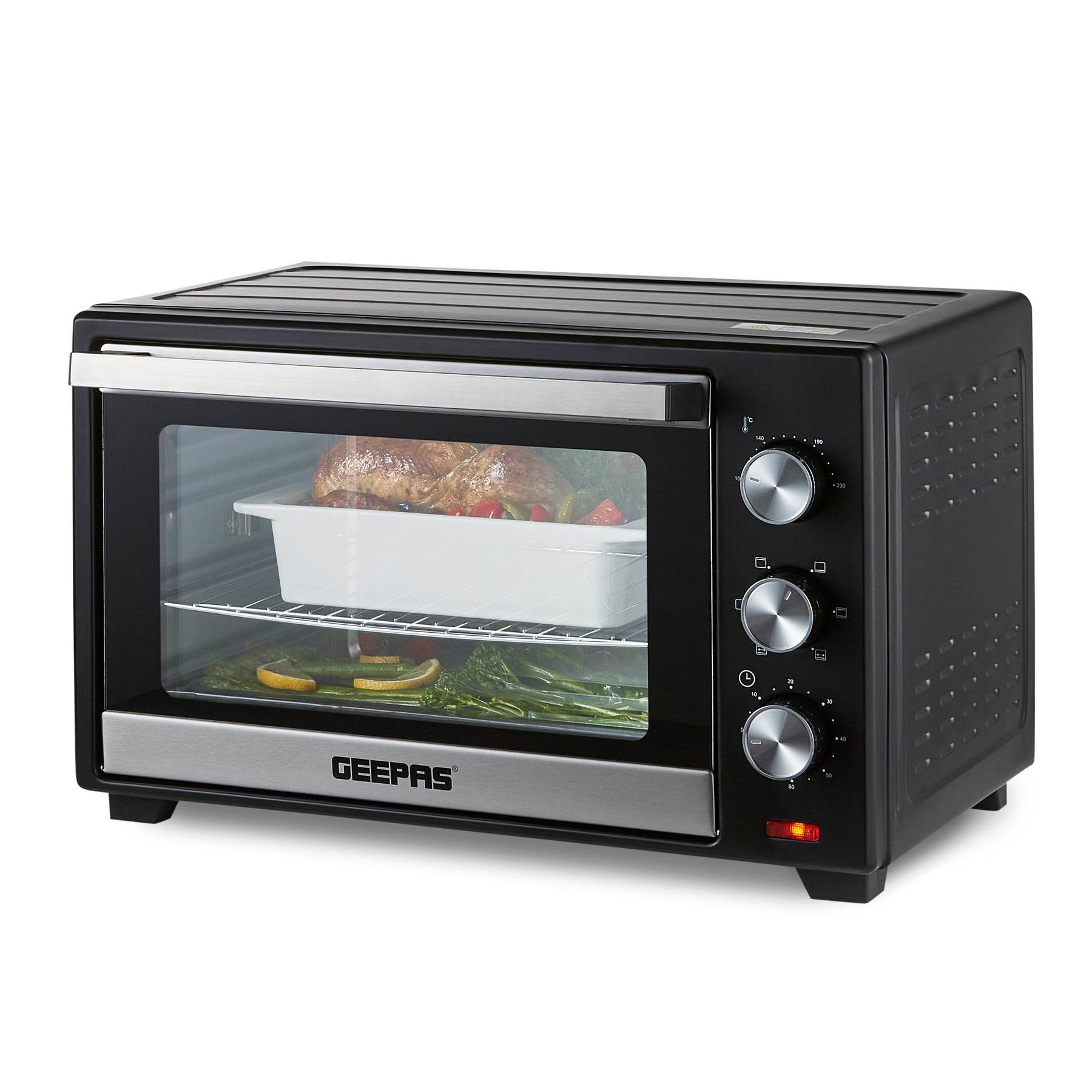 30L Electric Mini Oven and Grill Cooker With Rotisserie