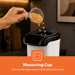 White Mini Electric Home Fat-Free Popcorn Maker